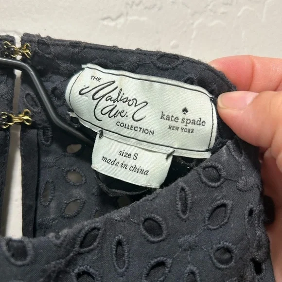 Kate Spade Black Sleeveless Tunic Top - Picture 5 of 7